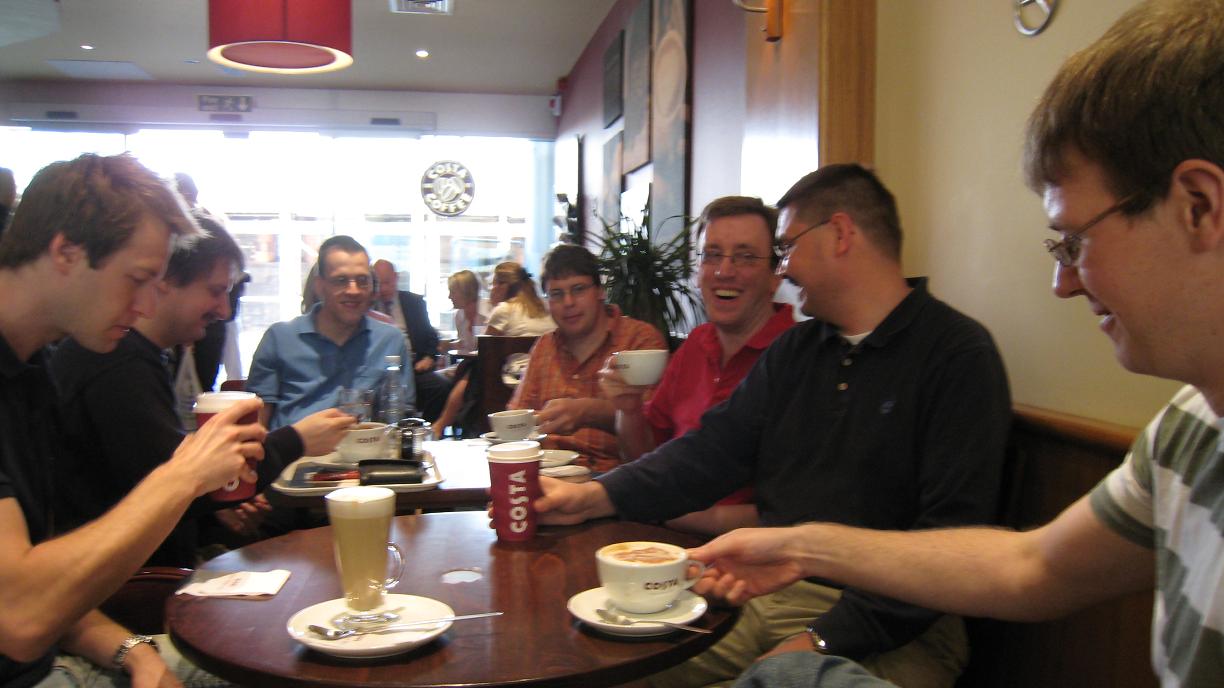 A hard day at the office