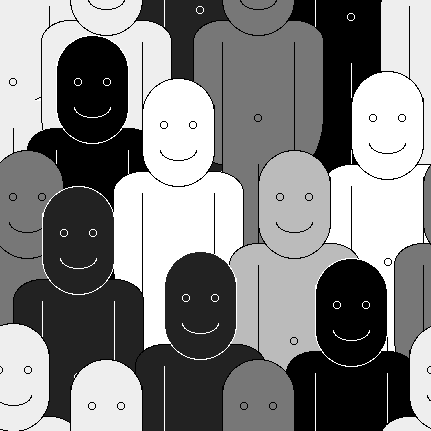 MULTI-RTHNIC CROWD BACK GROUND