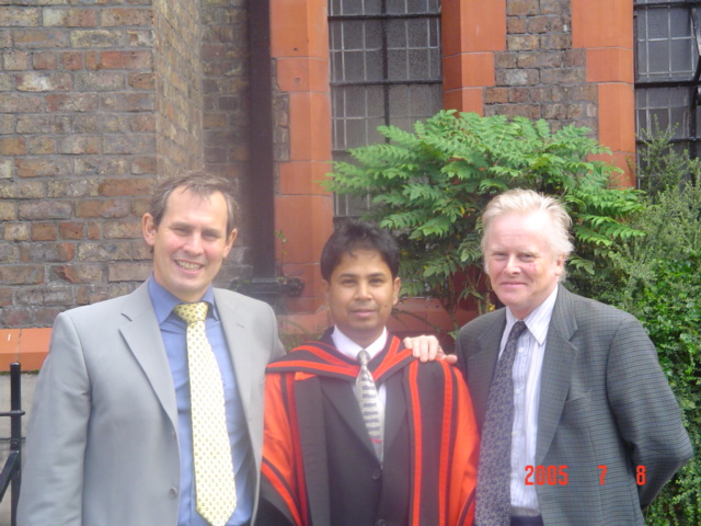 Shakil Ahmed at graduation