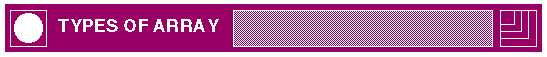 TYPES OF ARRAY