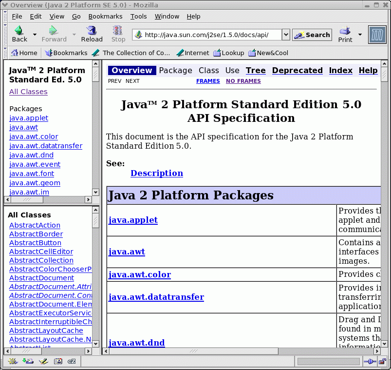 JAVA WWW PAGE