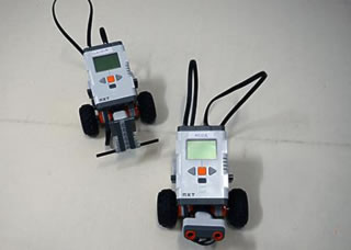 Noor and Claudia, the lego rovers